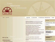 Tablet Screenshot of carpediem-online.at